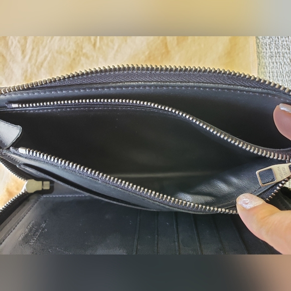 Authentic Louis Vuitton Damier Infini Zippy Black Long Wallet unisex - Picture 8 of 12